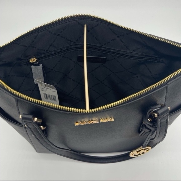 Michael Kors Charlotte Tote Bag Black - Picture 6 of 8